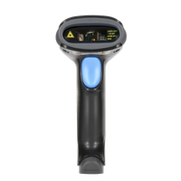 Lector de Códigos de Barras 1D 2D, Inalámbrico y con Cable, USB, Lector de Códigos QR, Escáner de Códigos de Barras Portátil para Supermercados, Bibliotecas y Tiendas