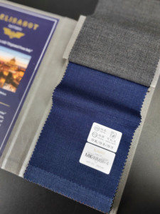ELISABOT 14MK Tela Italiana Lavable a Máquina, Tejido Nano-tex 260G/M, 97% <span class=keywords><strong>Lana</strong></span> <span class=keywords><strong>Merino</strong></span>, 3% Elastano, Tela Elástica para Trajes de <span class=keywords><strong>Lana</strong></span> <span class=keywords><strong>Fina</strong></span> - Product Image 3