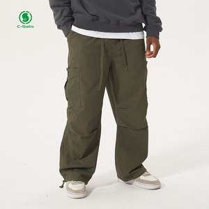 Pantaloni da lavoro all'aperto in <span class=keywords><strong>lino</strong></span> da uomo in cotone pantaloni sportivi da Jogger pantaloni e pantaloni <span class=keywords><strong>Cargo</strong></span> personalizzati - Product Image 4