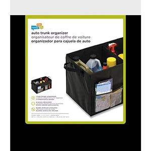 Ensemble d'organisateurs pliables pour coffre de voiture, certifié BSCI, comprenant un porte-monnaie, une brosse et un tapis antidérapant - rangement pliable - Product Image 6
