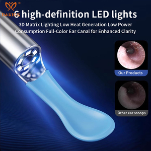 Limpiador de Oídos Visual Inalámbrico PAKISS – Endoscopio HD con Pinzas de Sujeción, Directo de Fábrica - Product Image 2