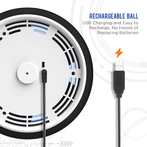Nouveauté : Ballon de football flottant pour enfants, jouet sportif d'intérieur rechargeable avec lumière LED colorée pour garçons et filles - Product Image 3