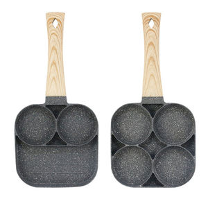Venta al por mayor mejor desayuno sartén de aluminio sin BPA 4 agujeros sartén para huevos panqueque antiadherente hamburguesa sartén para huevos 4 agujeros sartenes panci - Product Image 5