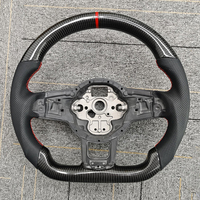 Volant de voiture en fibre de carbone sport personnalisé pour Volkswagen VW Golf 5 6 7 Jetta GTI Polo CC Passat Tiguan Sharan Scirocco