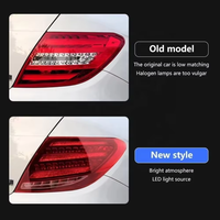 Feux arrière HETOP W204 2007-2014 Classe C, feux arrière LED améliorés, feux de freinage, feux de recul, clignotants dynamiques modifiés pour Benz
