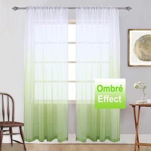 Tende per Camera da Letto Ragazze Viola Chiaro Semi-Trasparenti Ombre Tende Sfumate per Finestre Pannelli Voile per Ragazze/Bambini - Product Image 6