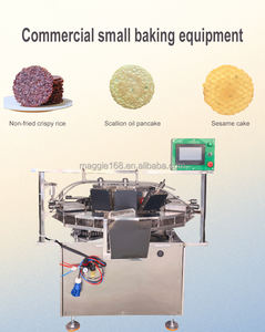 Macchina Automatica per Snack Croccanti e Fritti con 9 Postazioni, 5kg/h, 4 Piastre, Economica, per Riso Fritto, Biscotti, Guoba - Product Image 2