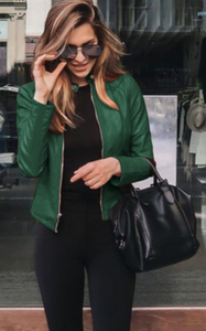 2026 nueva llegada moda mujer motocicleta nueva Otoño e Invierno moda mujer <span class=keywords><strong>PU</strong></span> traje chaqueta - Product Image 5