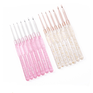 Juego <span class=keywords><strong>de</strong></span> 7 Agujas <span class=keywords><strong>de</strong></span> Ganchillo con Mangos Ergonómicos <span class=keywords><strong>de</strong></span> Plástico <span class=keywords><strong>de</strong></span> 2.0mm-5.0mm, Ideal <span class=keywords><strong>para</strong></span> Tejer Mantas, Muñecas, <span class=keywords><strong>Gorros</strong></span> y Bufandas - Product Image 1