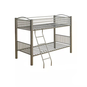 Drap de cadre de <span class=keywords><strong>lit</strong></span> superposé en métal bon marché d'usine <span class=keywords><strong>Lit</strong></span> en fer forgé <span class=keywords><strong>Lit</strong></span> superposé en acier pour dortoir de personnel de chantier de construction - Product Image 6