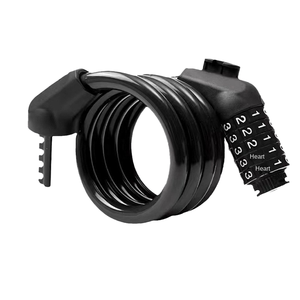 Antivol universel en alliage pour moto et vélo, avec anneau en cuir, antivol à code robuste pour VTT et batterie de voiture électrique - Product Image 1