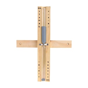 Timer Sabbia Sauna 15 Minuti - Clessidra Legno Naturale Per Sauna E Benessere