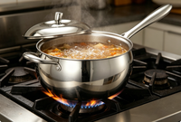 Ensemble de casseroles en acier inoxydable en forme de pomme |   Casserole et faitout en acier inoxydable 304 de qualité alimentaire avec couvercle