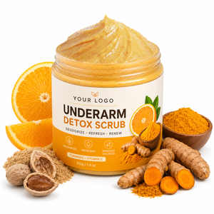 ODM Natural Underarm <b>Scrub</b> Deep Exfoliating improve Rough Dry Dull Pigmentation Turmeric Extract Underarm <b>Body</b> Whitening <b>Scrub</b> - Product Image 2