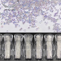 Micro Boule de Cristal Mini Perles Minuscule Caviar Petit Strass Rond pour Ongles Diamant 1MM Pixie Strass