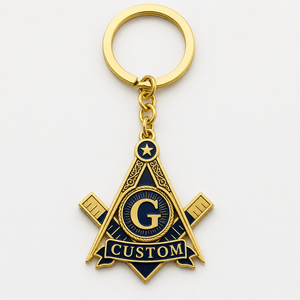 Porte-clés personnalisé en gros pour <span class=keywords><strong>la</strong></span> <span class=keywords><strong>franc</strong></span>-<span class=keywords><strong>maçonnerie</strong></span>, pendentif symbole maçonnique, porte-clés pour association religieuse, souvenir pour membre, porte-clés culturel - Product Image 3