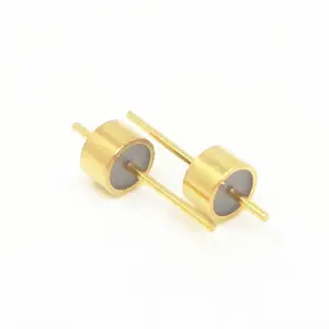 Sellos herméticos de vidrio a metal para conector SMA RF, 0,4mm de diámetro, alta precisión