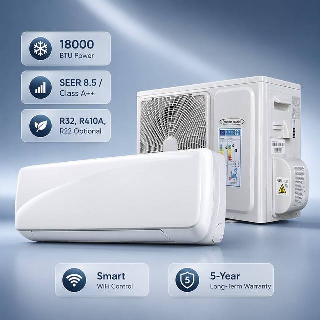 OEM Customized Energy Saving Remote Control Smart R410A Split Air Conditioners Fast Cooling Heating Efficient Air Conditioner