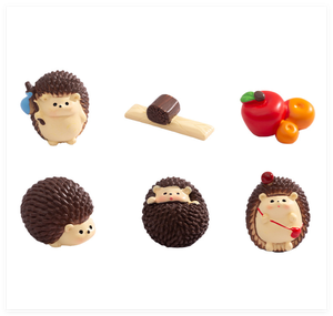 Regali e Decorazioni Artigianali, <span class=keywords><strong>Giardino</strong></span> in Miniatura, Animali 3D in Resina a Forma di <span class=keywords><strong>Riccio</strong></span>, Sacchetto Sorpresa, Giocattolo per Bambini con Playdough e Slime - Product Image 3