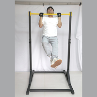 Support de barre de traction multifonctionnel à usage domestique réglable en hauteur à 8 niveaux en acier Support de barre de traction réglable en hauteur à 8 niveaux