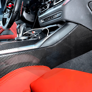 Nouvelle garniture de <span class=keywords><strong>Console</strong></span> centrale en Fiber de carbone sèche pour BMW M3 G80 G81 M4 G82 G83 Kits intérieurs centraux de mise à niveau accessoires de garniture de tableau de bord - Product Image 6