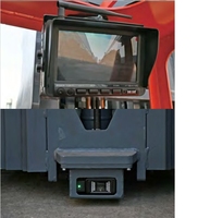 Chariot élévateur à palettes à conduite assise, hauteur de levage de 6 m, chariot élévateur à fourche électrique multidirectionnel à 360 degrés, contrepoids