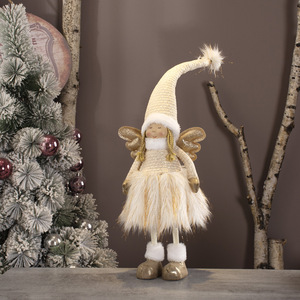 New Christmas Plush <b>Ornaments</b> <b>Angel</b> Doll Pendants Figurine for Christmas Party Window Decoration - Product Image 5