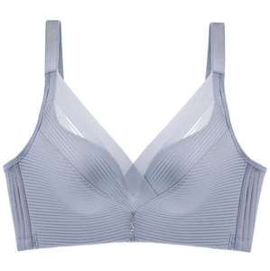 2025 nuovi prodotti senza cuciture Sexy biancheria intima da donna senza anello in acciaio reggiseno piccoli spessori che raccolgono reggiseno regolabile - Product Image 3