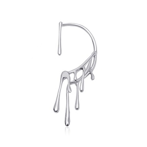Mling — boucles d'<span class=keywords><strong>oreilles</strong></span> à manchette géométrique, boucles d'<span class=keywords><strong>oreilles</strong></span> Vintage en plaqué or lave, personnalisées, en forme de <span class=keywords><strong>cire</strong></span> goutte, nouvelle collection - Product Image 6