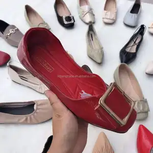 Yeni tasarım stil rahat moda düz taban kadın ayakkabısı ucuz karışık ayakkabı envanter moda ayakkabılar
