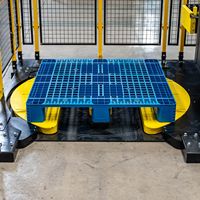 Système de palettisation automatique KINKON, robot palettiseur, palettisation de barils de boissons, boîtes en carton, caisses, papier, plastique, métal, verre