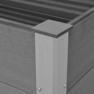 Venta al por mayor decoración al aire libre hogar jardín DIY WPC <span class=keywords><strong>madera</strong></span> plástico compuesto macetas WPC maceta <span class=keywords><strong>para</strong></span> restaurante jardín - Product Image 6