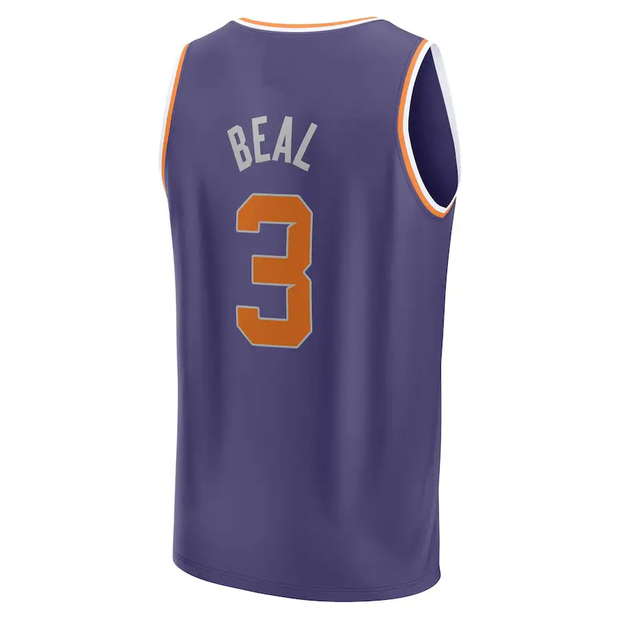 Sublimatie Hete Verkoop Phoenix Basketbalspelers Shirts Zon 1 Devin Booker 22 Deandre Ayton Topkwaliteit Mesh Ademende Jersey