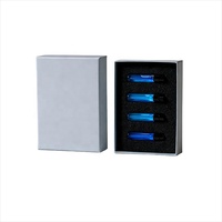 Boîte en carton personnalisée avec couvercle et base mats, avec insert en mousse EVA pour mini parfums, échantillons d'huiles essentielles, coffrets cadeaux rigides