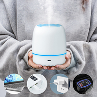 Mini refroidisseur d'air LED de bureau Portable avec diffuseur d'huile d'aromathérapie USB 100ML humidificateur de parfum à l'huile essentielle pure