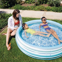 Piscine gonflable carrée pour enfants en PVC avec toboggan gonflable pour une utilisation à la maison et en extérieur