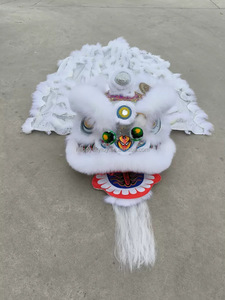 Costume de Danse du Lion Chinois pour Halloween, Adulte Unisexe, en Coton, Mascotte, Jouet, Ornement, Lion Dansant Porte-Bonheur - Product Image 2