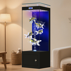 Réservoir de poissons rouges intelligent de petite et moyenne taille (type vertical de salon) avec fonction de changement d'eau de filtration arrière sans tuyau - Product Image 2