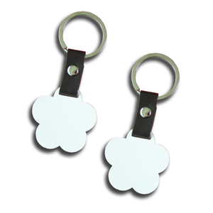 New Trung Quốc Phong Cách Retro Hai Mặt Thép Không Gỉ In Logo Thăng Hoa Trống Tùy Chỉnh Kim Loại Keychain - Product Image 2