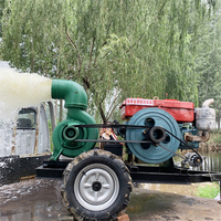 Pompe d'irrigation agricole à grand débit diesel 12hp 15hp 35hp