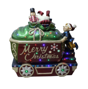 Vagón de Tren Navideño con Luces LED - Product Image 1