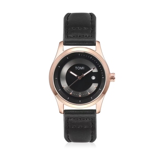 Relojes de Pulsera de Cuarzo de Diseño Creativo Personalizado de Alta Gama al por Mayor, Relojes de Pulsera para Hombre con Correa de Cuero Premium y Calendario - Product Image 4