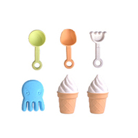 Ensemble d'outils de jeu et de fouille de sable non toxiques pour enfants, idéal pour la plage et le jardin en été
