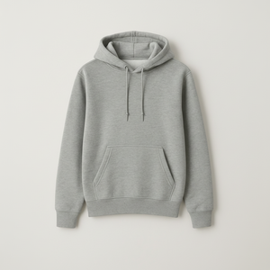 Venta al por mayor 450 gramos de peso pesado sudaderas con capucha de los hombres de alta calidad básicos Puff impresión lágrimas corona 100% algodón otoño - Product Image 1