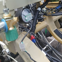 Manómetro de Gas Natural para Automóvil ACT 201C, Medidor de Presión de Gas GLP de 5V para Kit de Conversión de Gas para Automóvil