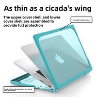 Funda Protectora Rígida Mate a Prueba de Golpes para Apple MacBook Air 13 15 2026 MacBook Pro 14 16 M5, Funda para Portátil con Cobertura Total