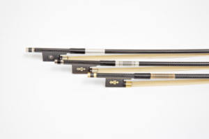 คันชักไวโอลินลายแฟชั่นสีดำ ทำจากเปลือกหอยมุกธรรมชาติ คาร์บอนไฟเบอร์ พร้อมที่พักนิ้วทำจากหนังแกะ - Product Image 5