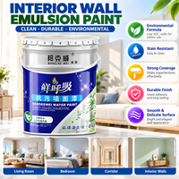 Peinture d'émulsion lavable pour murs intérieurs, haute couvrance, durable, à base de latex aqueux pour la décoration résidentielle et commerciale