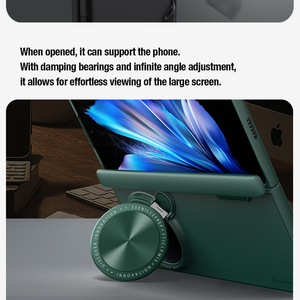 <span class=keywords><strong>NILLKIN</strong></span> <span class=keywords><strong>เคส</strong></span>โทรศัพท์สำหรับ VIVO X Fold 3/3 Pro, <span class=keywords><strong>เคส</strong></span>กันกระแทกพับได้พร้อมขาตั้งกล้องโลหะ - Product Image 4