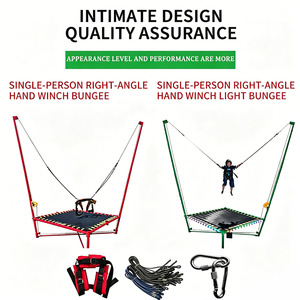 Harnais de sécurité en nylon fabriqué en usine avec crochet en acier, ceinture de sécurité réglable pour le saut à l'élastique, le trampoline et les parcs d'attractions - Product Image 5